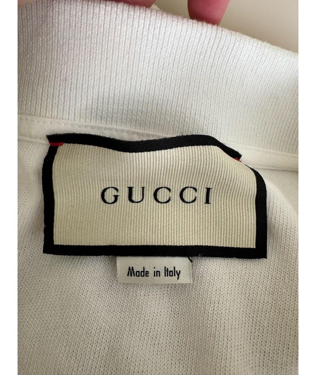 GUCCI Белая футболка, фото 4