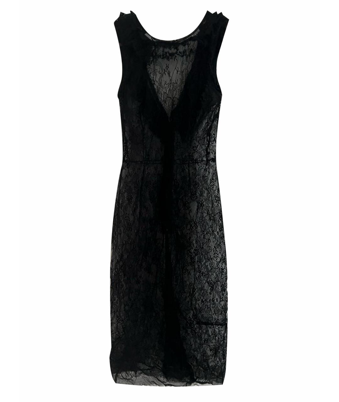DOLCE&GABBANA Черное кружевное вечернее платье, фото 7