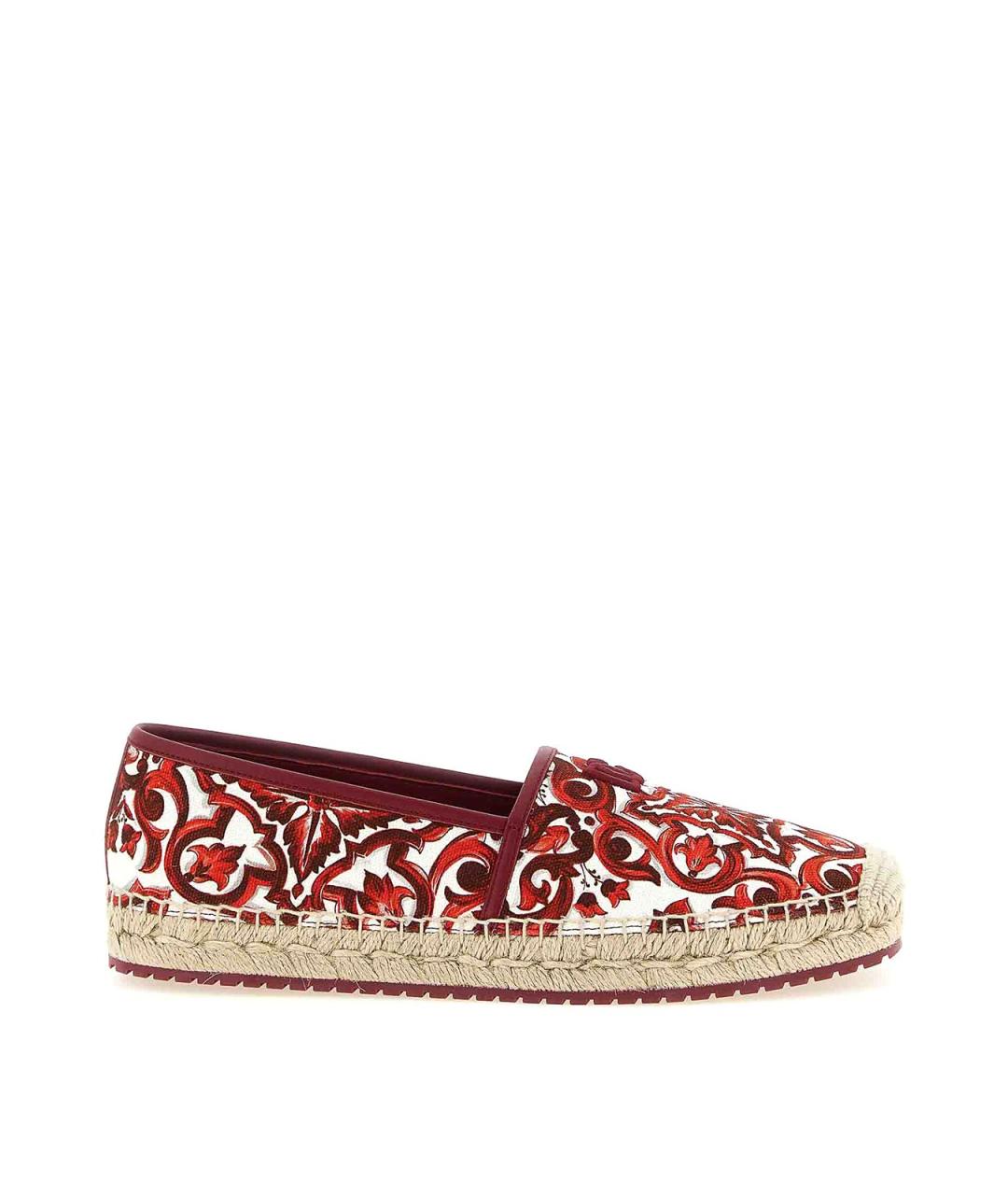 DOLCE&GABBANA Красные текстильные эспадрильи, фото 1