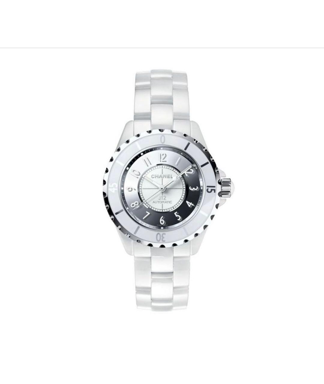 CHANEL PRE-OWNED Белые керамические часы, фото 1