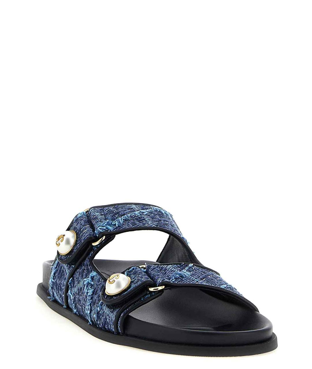 JIMMY CHOO Синие сандалии, фото 2