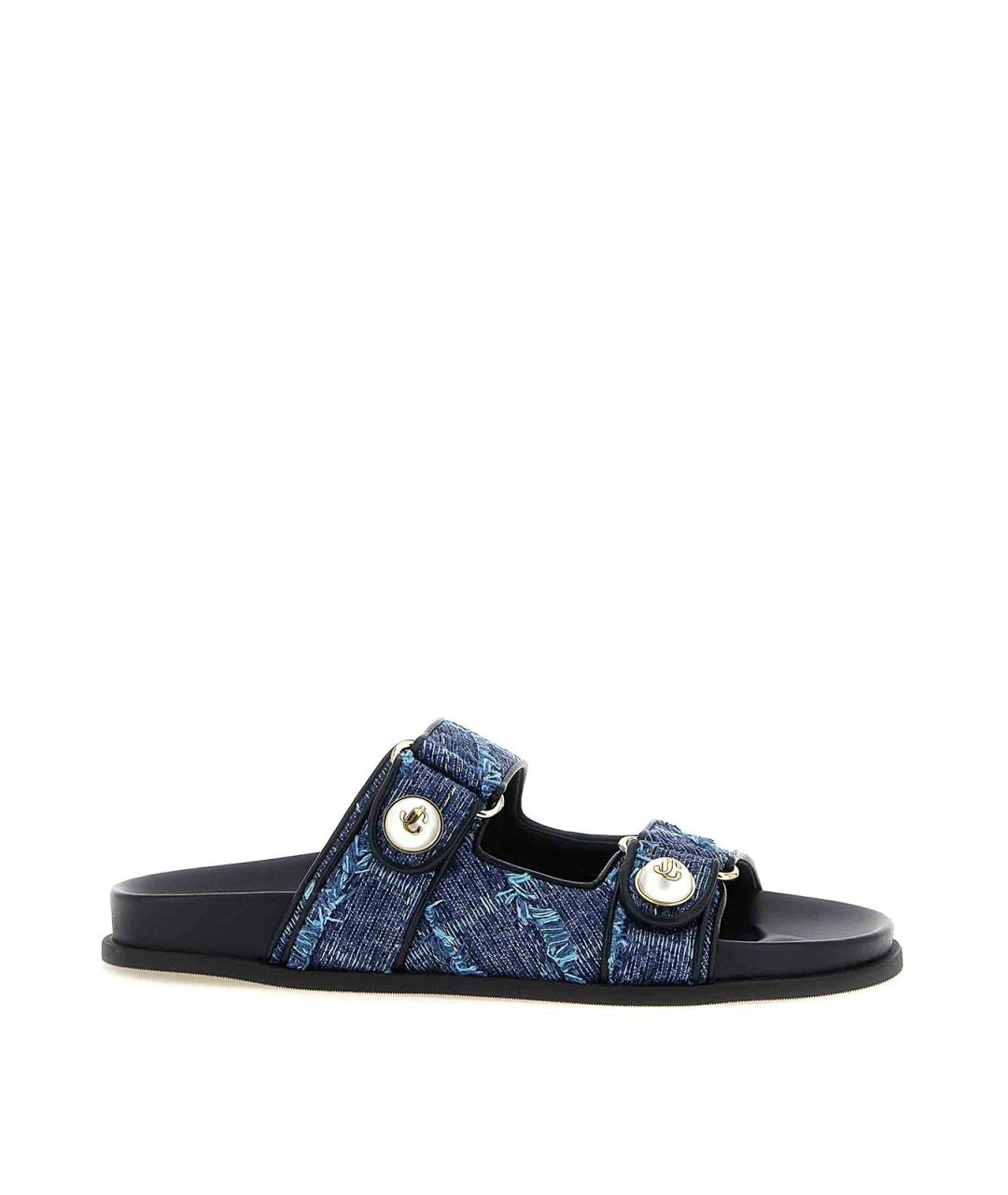 JIMMY CHOO Синие сандалии, фото 1