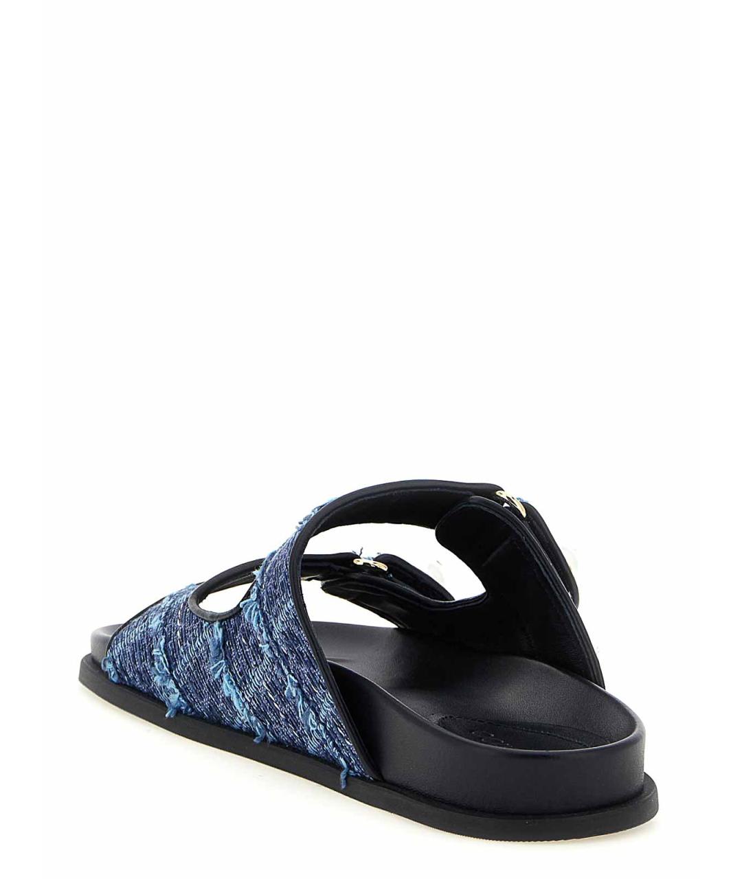 JIMMY CHOO Синие сандалии, фото 3