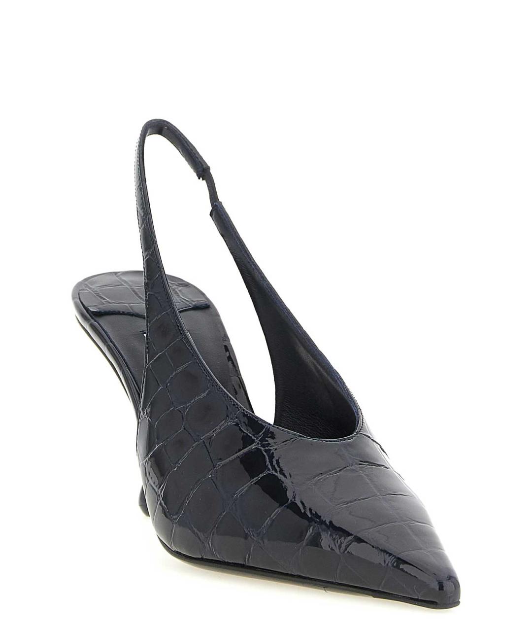 JIMMY CHOO Синие кожаные туфли, фото 2