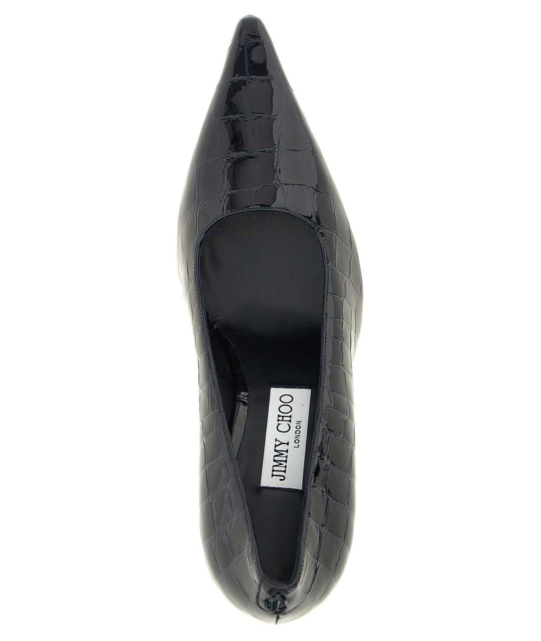 JIMMY CHOO Синие кожаные туфли, фото 4