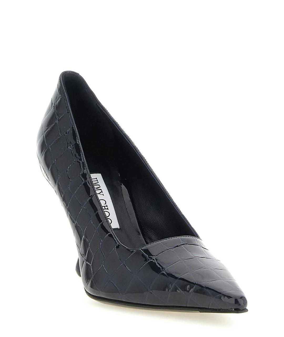 JIMMY CHOO Синие кожаные туфли, фото 2