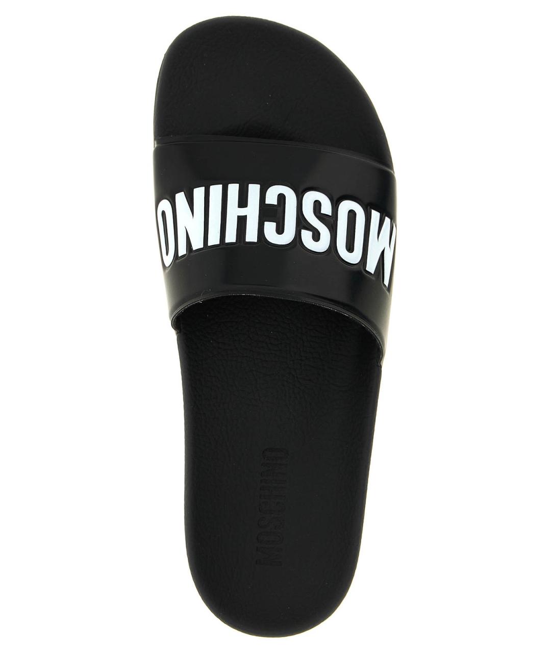 MOSCHINO Черные сандалии, фото 4