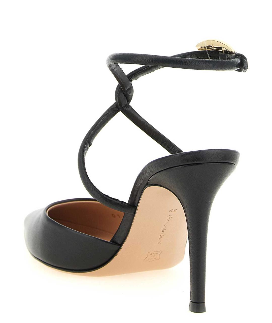 GIANVITO ROSSI Черные кожаные туфли, фото 3