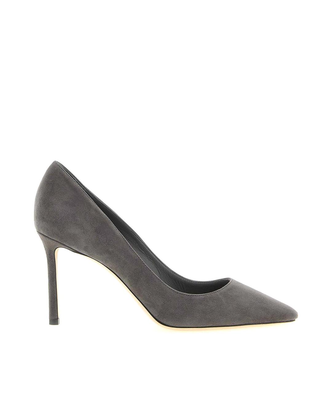 JIMMY CHOO Серые замшевые туфли, фото 1