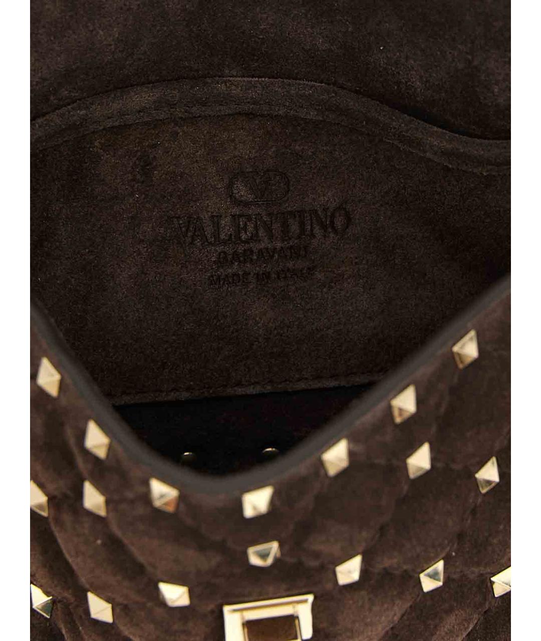 VALENTINO Коричневая сумка через плечо, фото 4