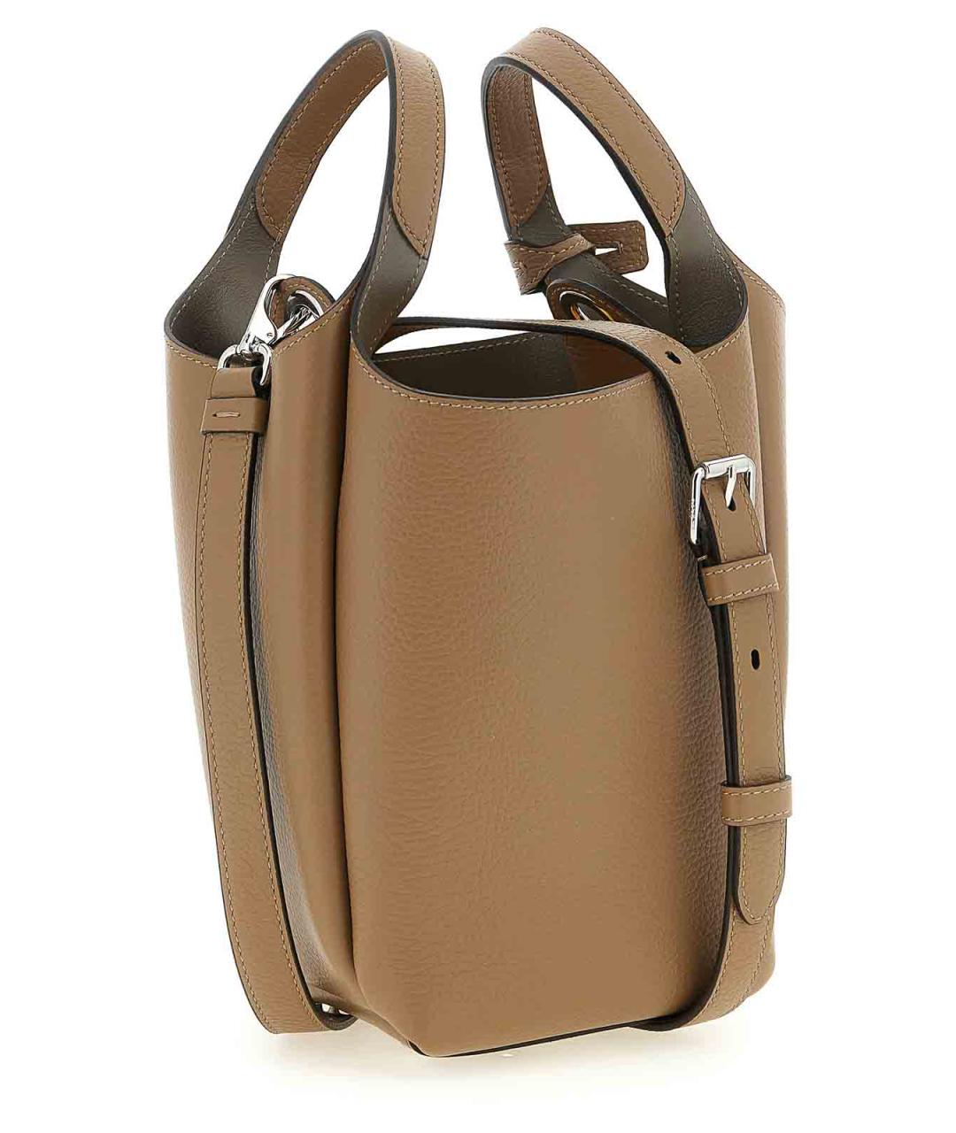 TOD'S Коричневая кожаная сумка через плечо, фото 2