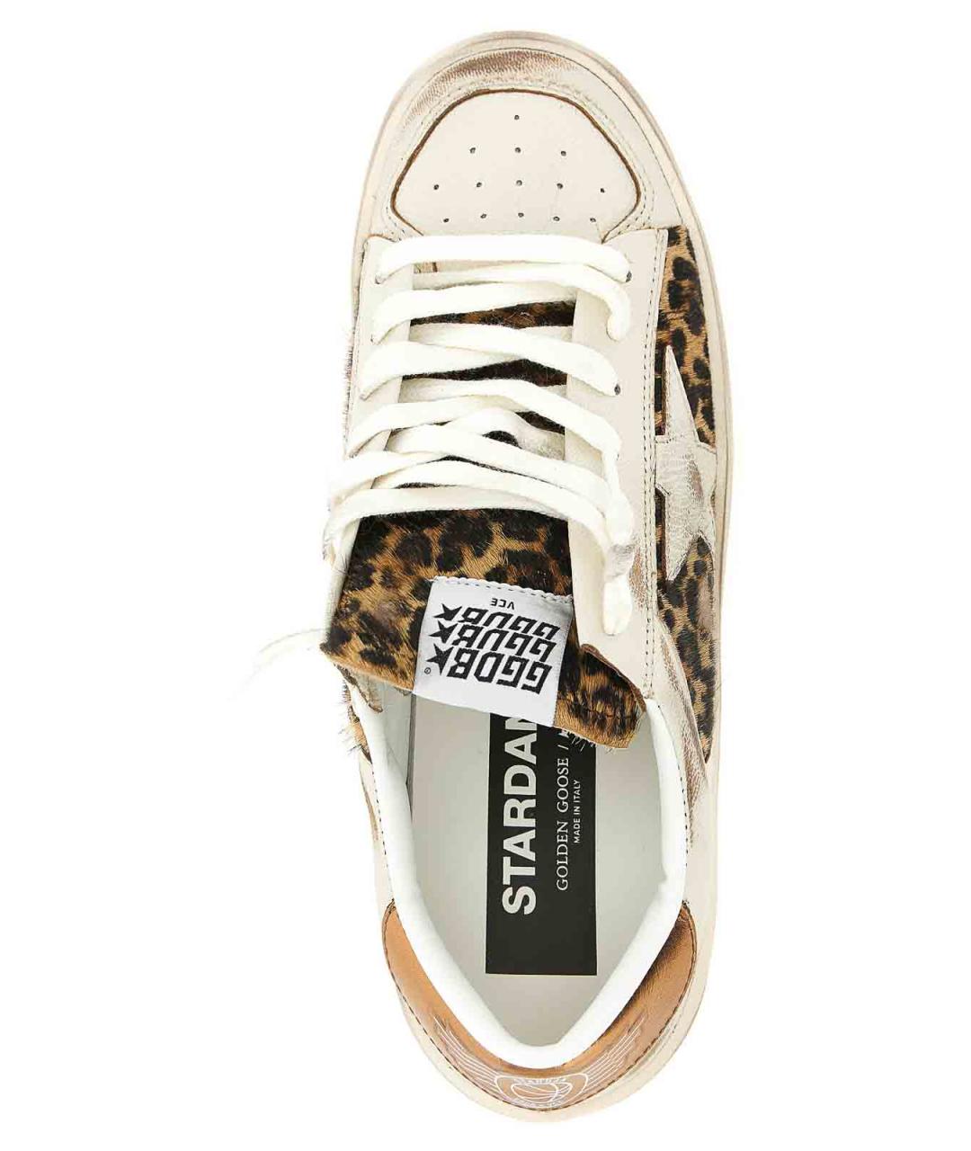GOLDEN GOOSE Мульти кожаные кеды, фото 4