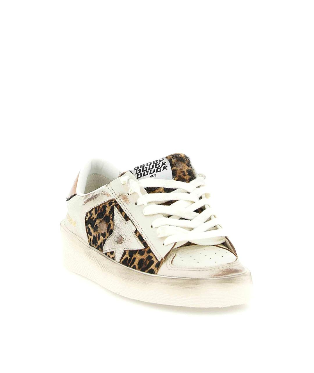 GOLDEN GOOSE Мульти кожаные кеды, фото 2