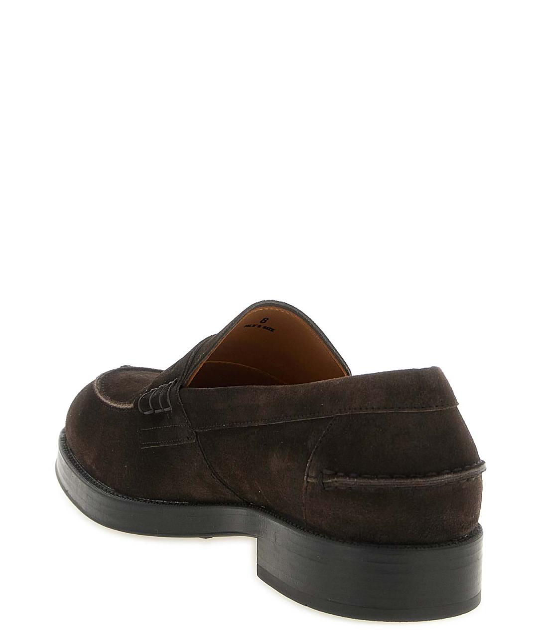 TOD'S Коричневые замшевые лоферы, фото 3