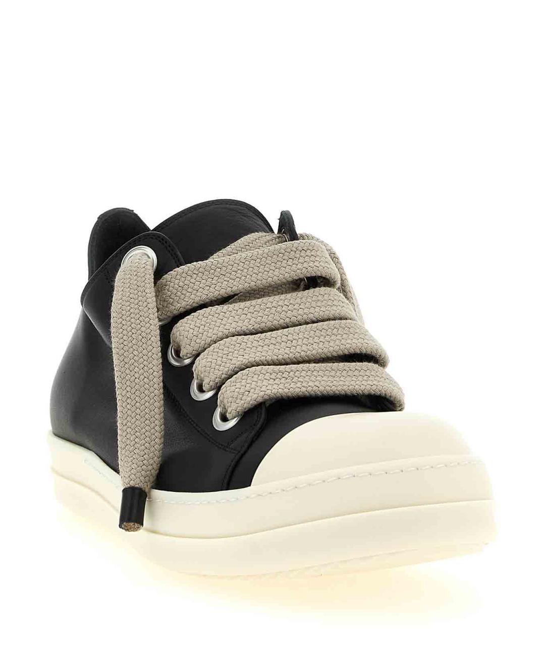 RICK OWENS Белые кожаные кроссовки, фото 2