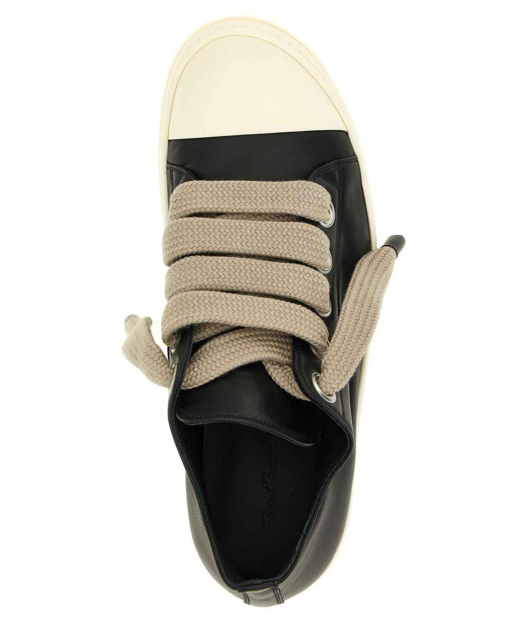 RICK OWENS Белые кожаные кроссовки, фото 4
