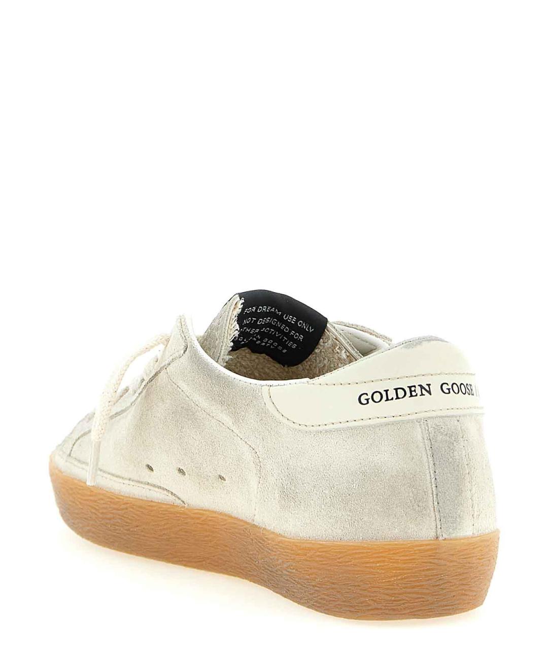 GOLDEN GOOSE Белые замшевые кеды, фото 3