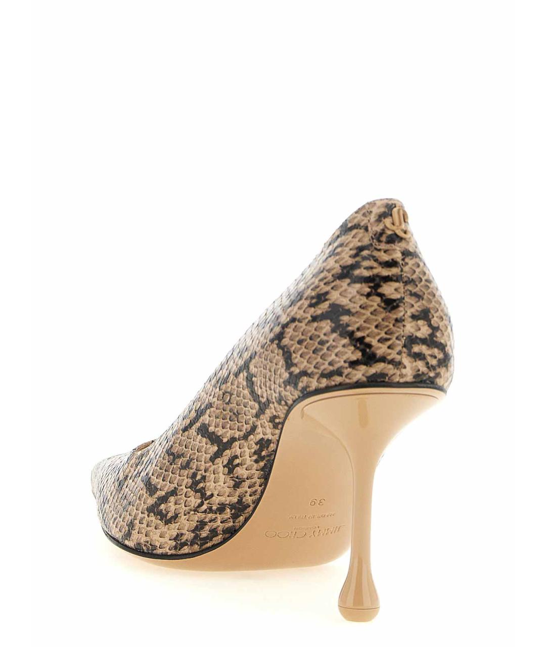 JIMMY CHOO Коричневые кожаные туфли, фото 3