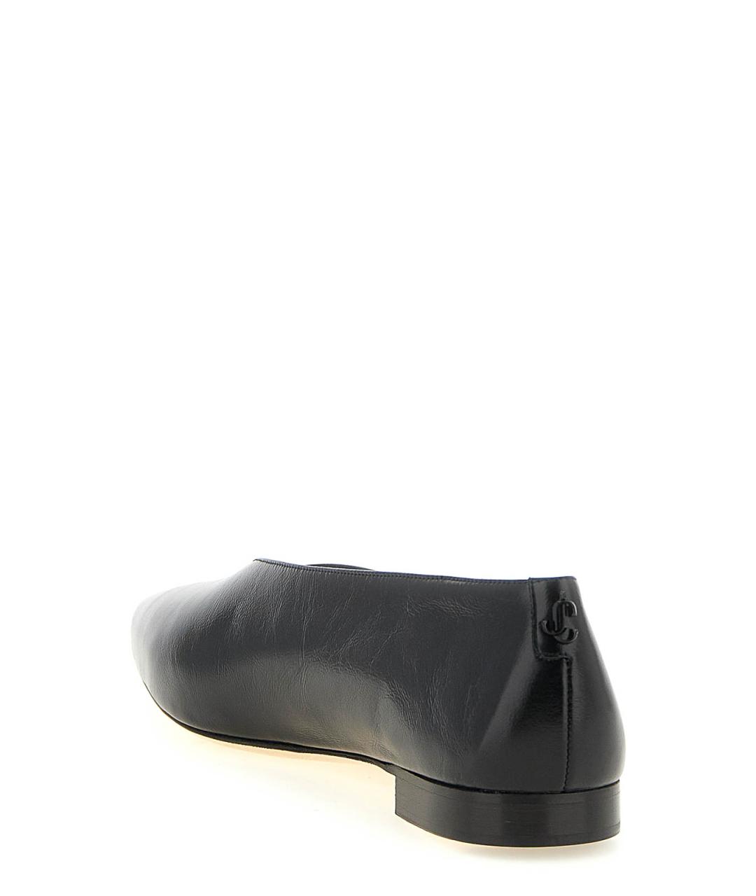 JIMMY CHOO Черные кожаные балетки, фото 3