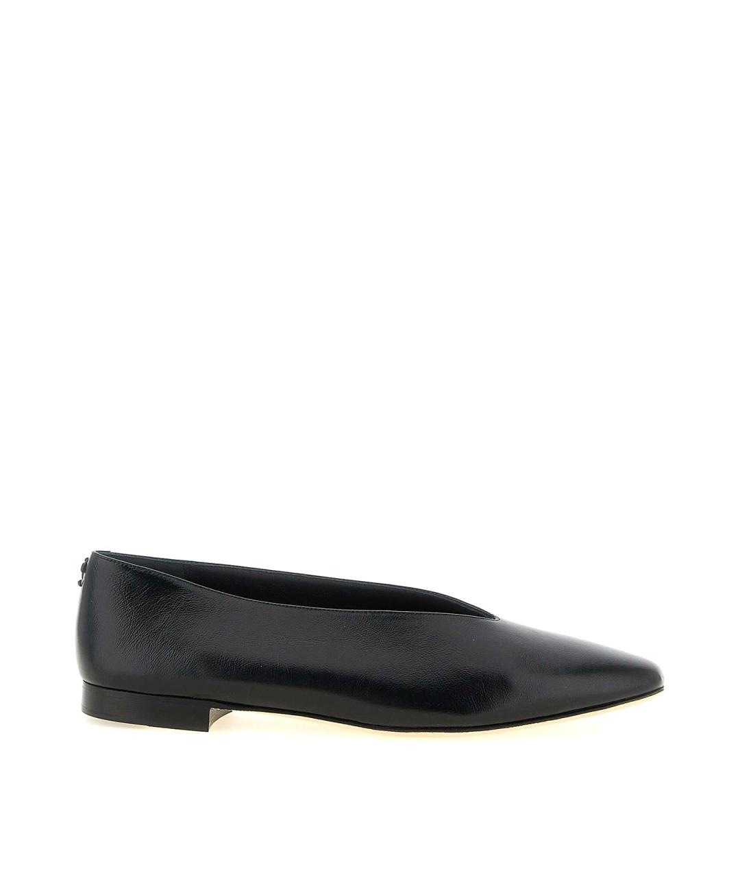 JIMMY CHOO Черные кожаные балетки, фото 1
