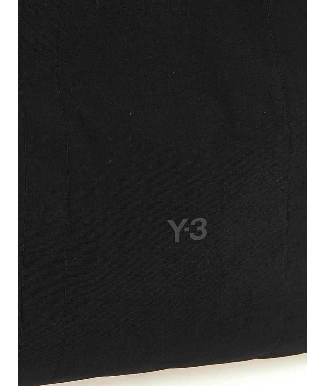 Y-3 Черная нейлоновая сумка тоут, фото 3
