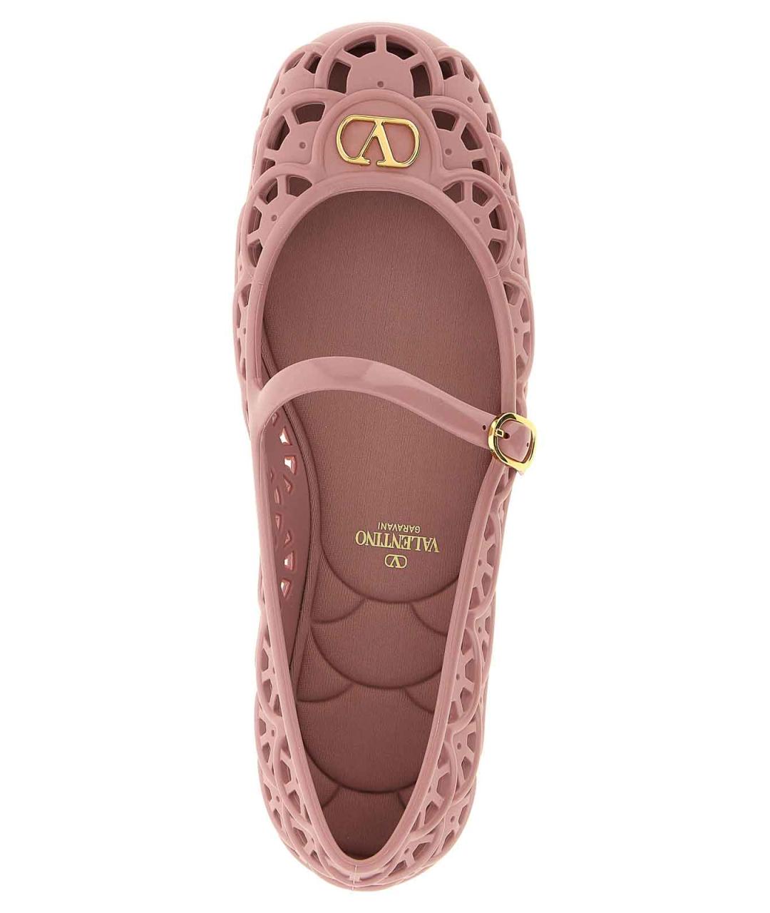 VALENTINO Розовые балетки, фото 4