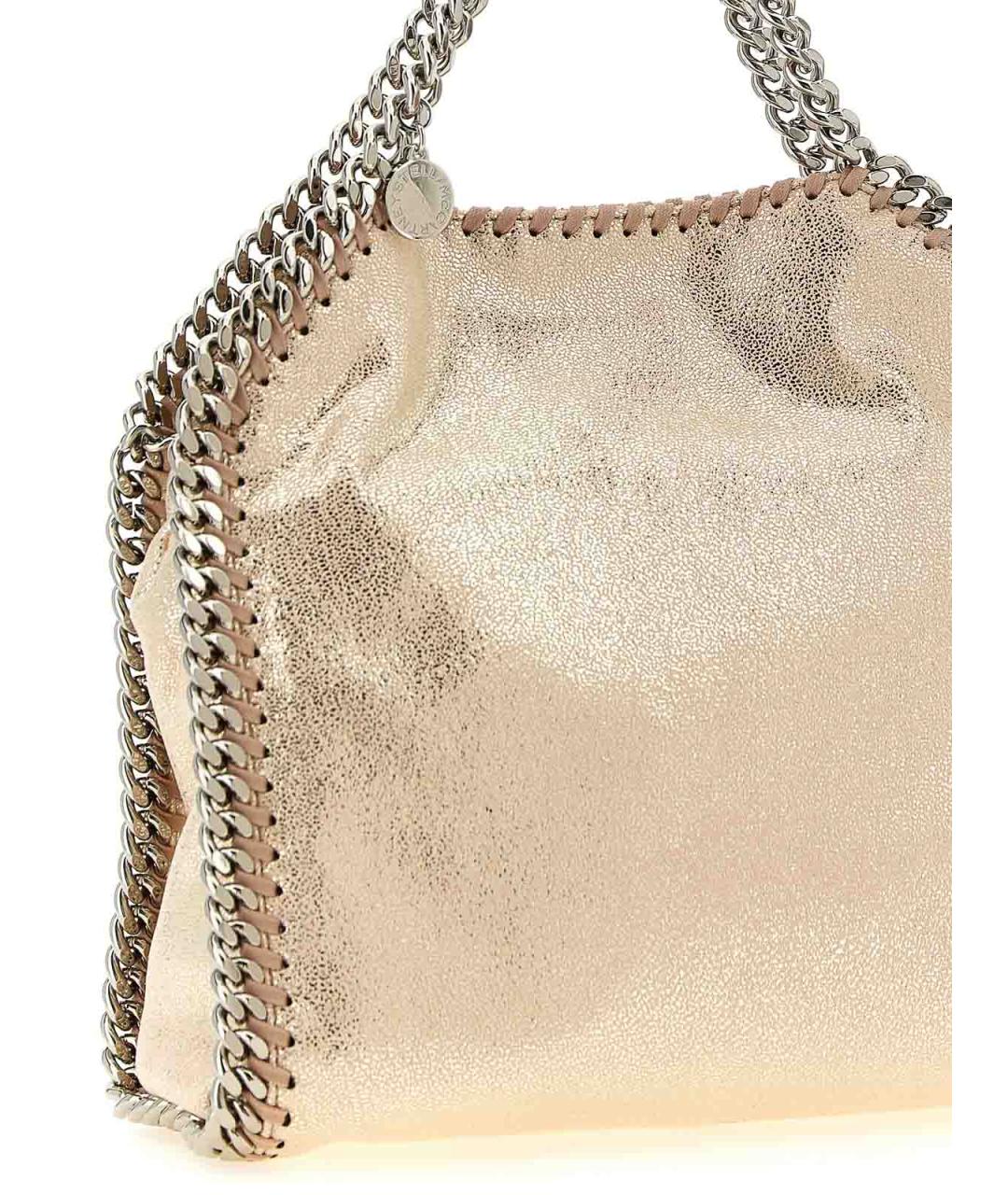 STELLA MCCARTNEY Золотая сумка тоут, фото 3