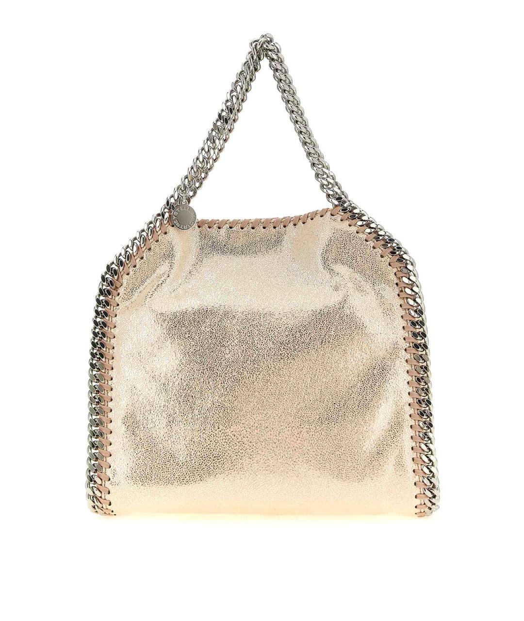 STELLA MCCARTNEY Золотая сумка тоут, фото 1