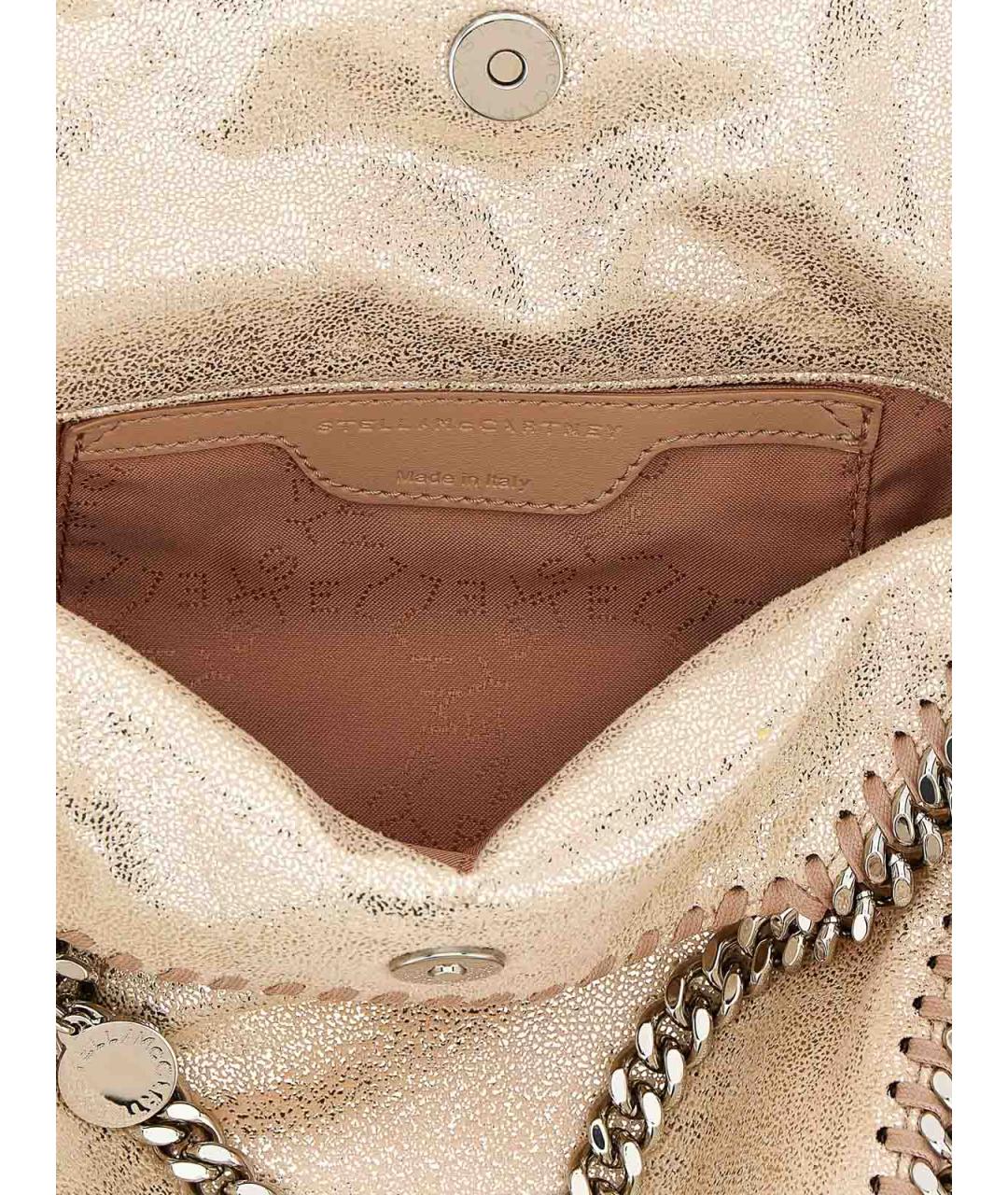 STELLA MCCARTNEY Золотая сумка тоут, фото 4