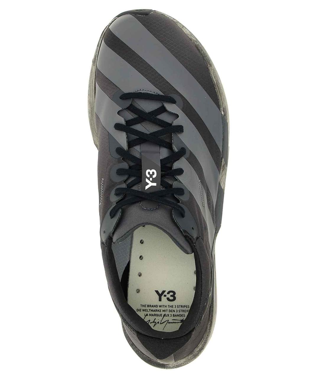 Y-3 Текстильные низкие кроссовки / кеды, фото 4