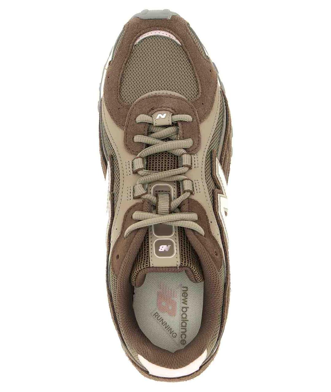 NEW BALANCE Коричневые замшевые кроссовки, фото 4