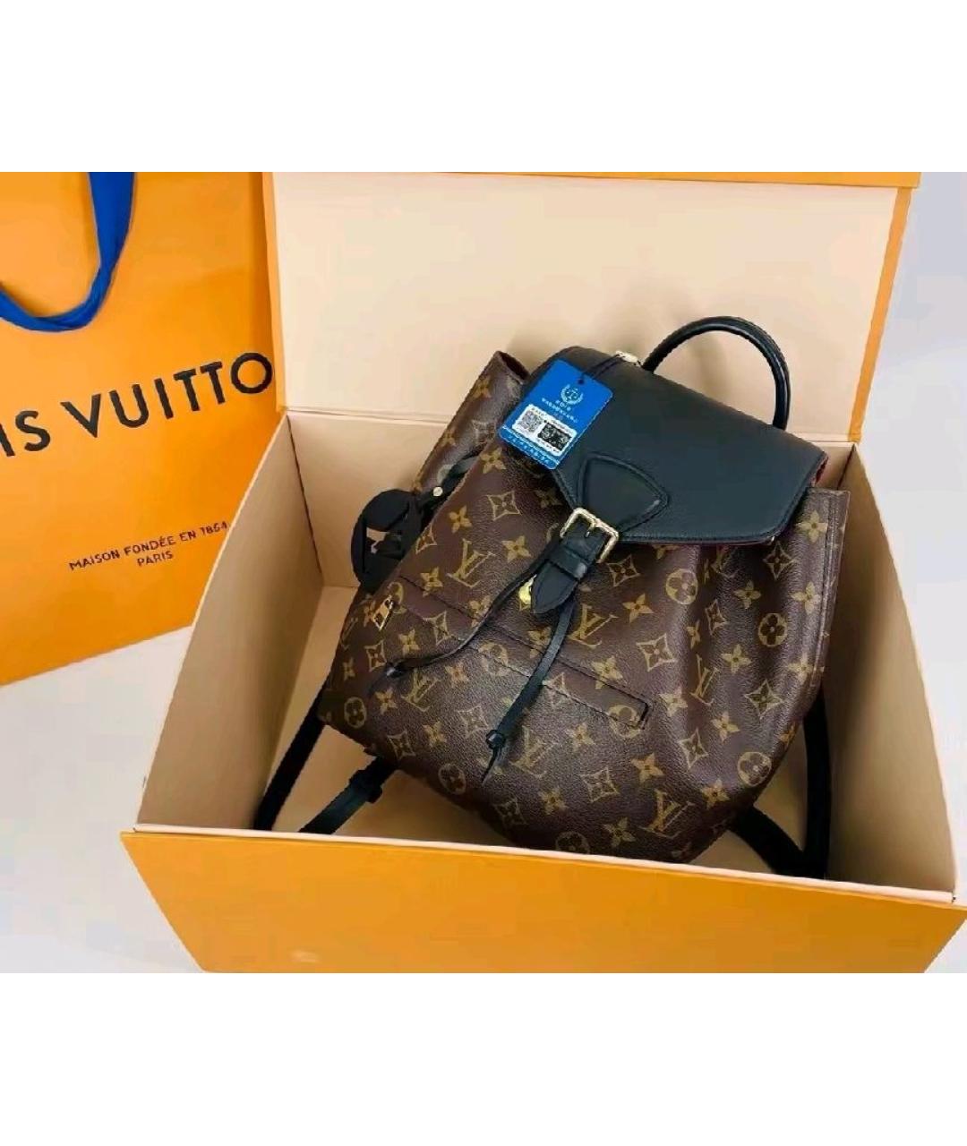 LOUIS VUITTON Коричневый рюкзак, фото 4
