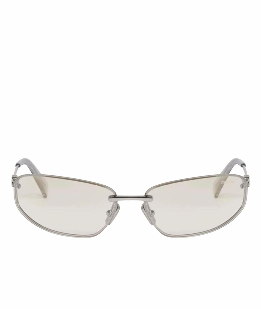 MIU MIU Серые солнцезащитные очки, фото 1