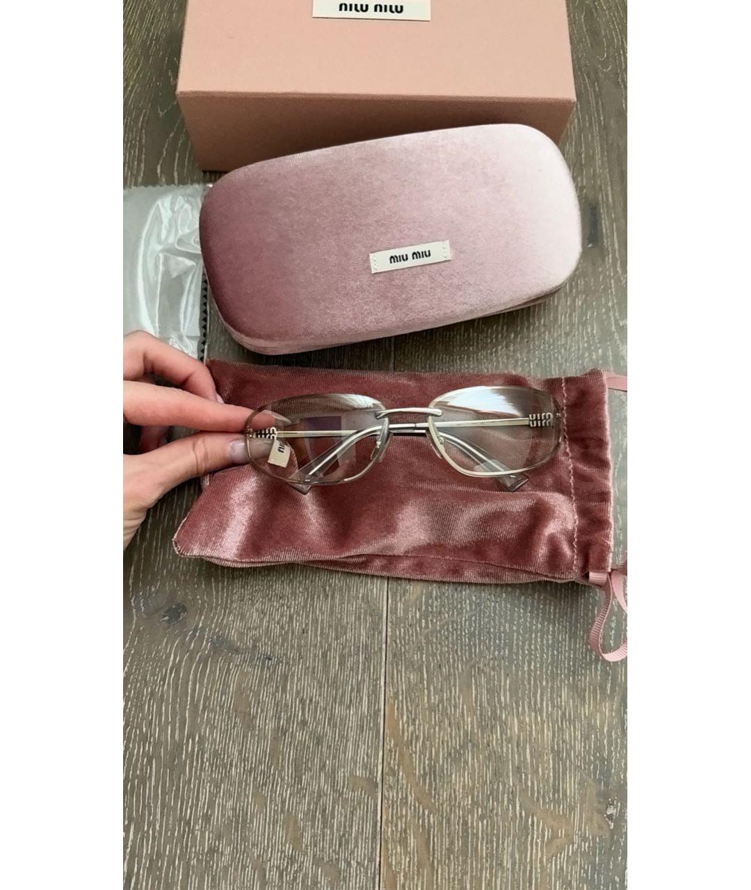 MIU MIU Серые солнцезащитные очки, фото 5