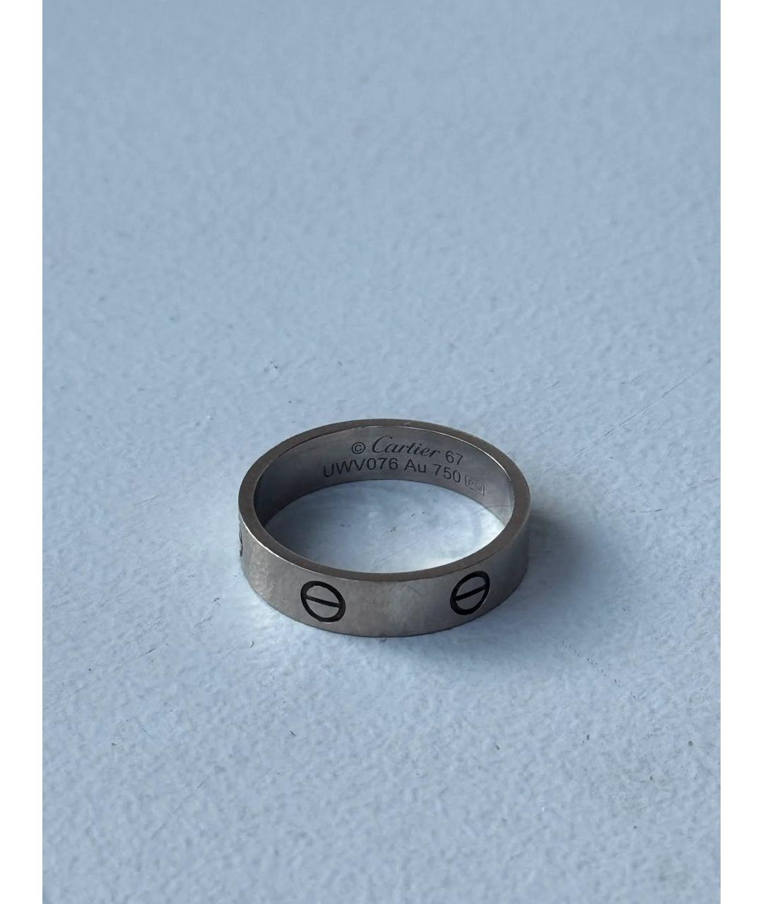 CARTIER Белое кольцо из белого золота, фото 6