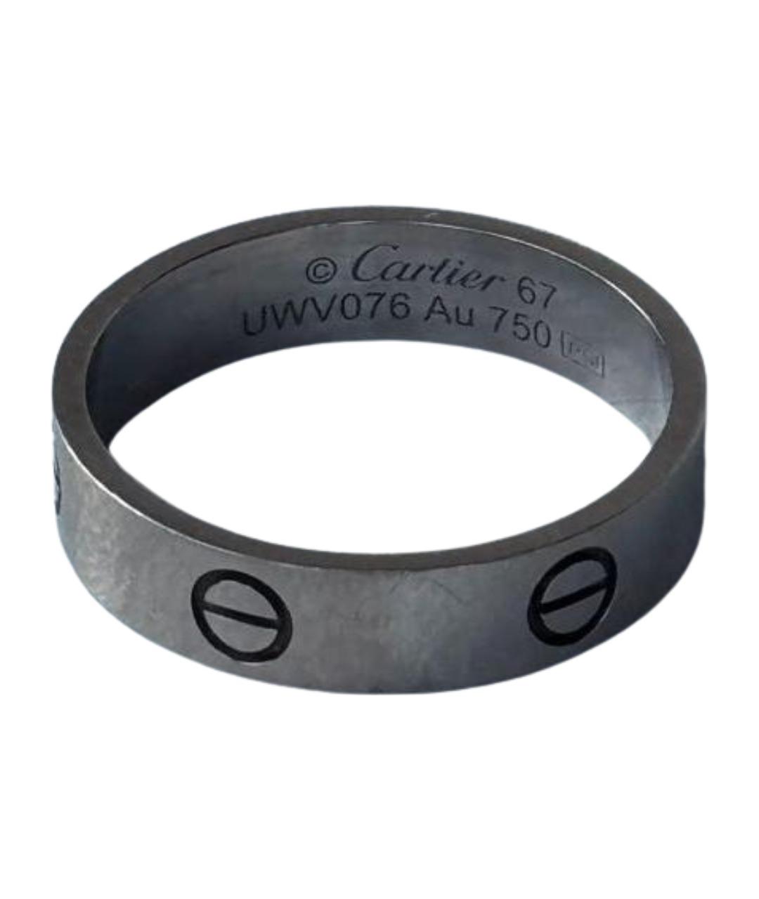 CARTIER Белое кольцо из белого золота, фото 1