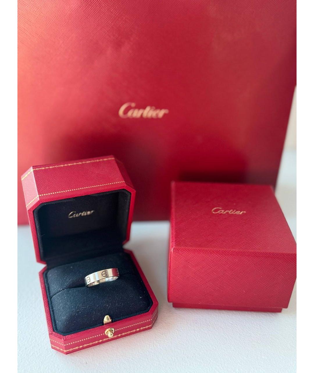 CARTIER Белое кольцо из белого золота, фото 3