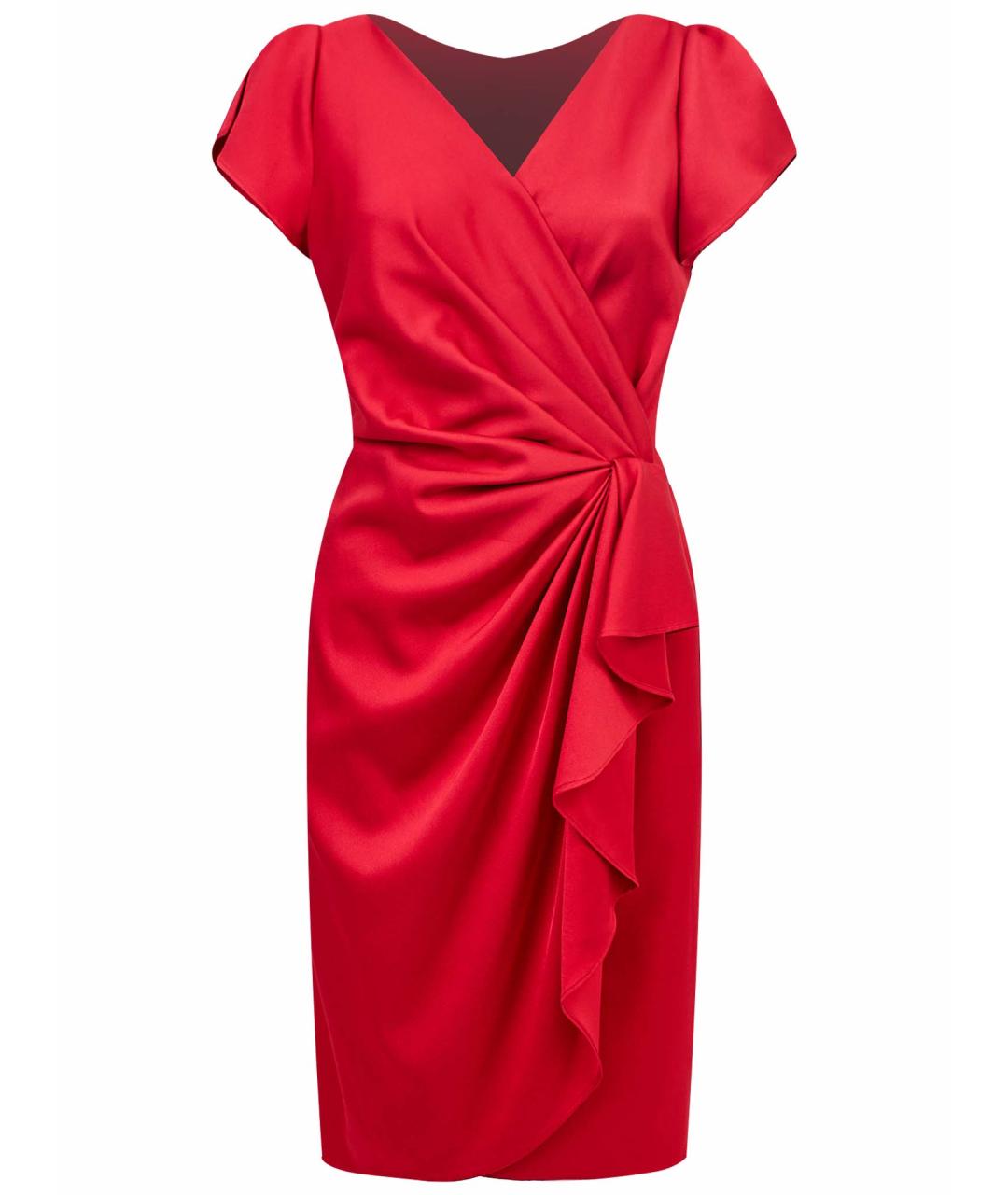 MOSCHINO Красное ацетатное вечернее платье, фото 1