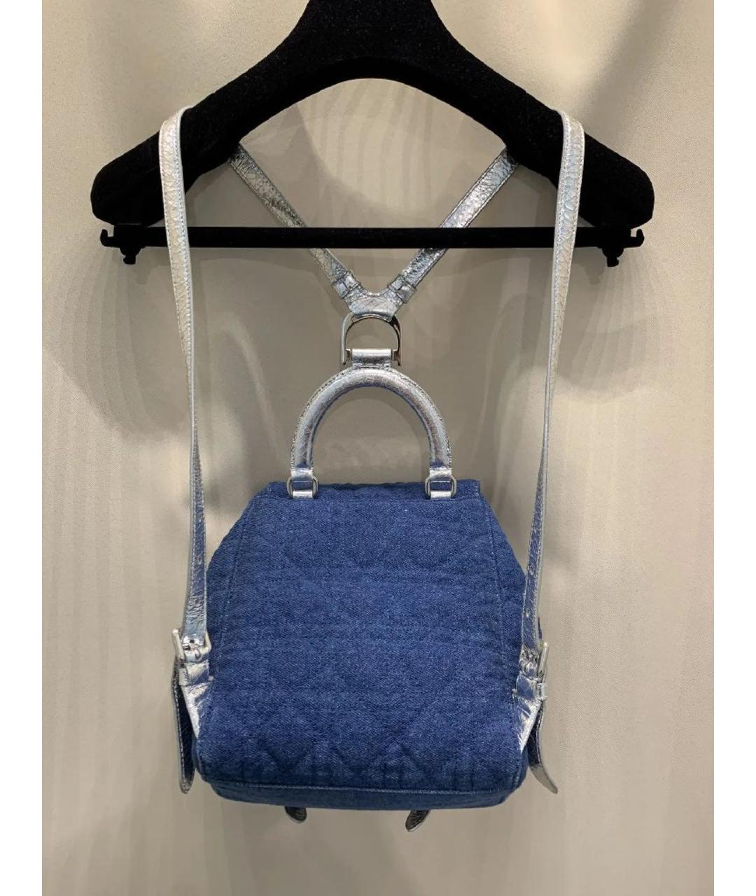 CHRISTIAN DIOR Синий рюкзак, фото 3