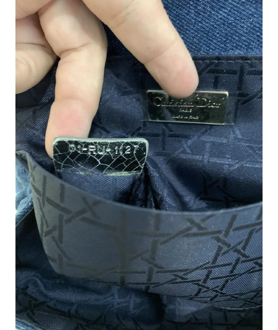 CHRISTIAN DIOR Синий рюкзак, фото 8