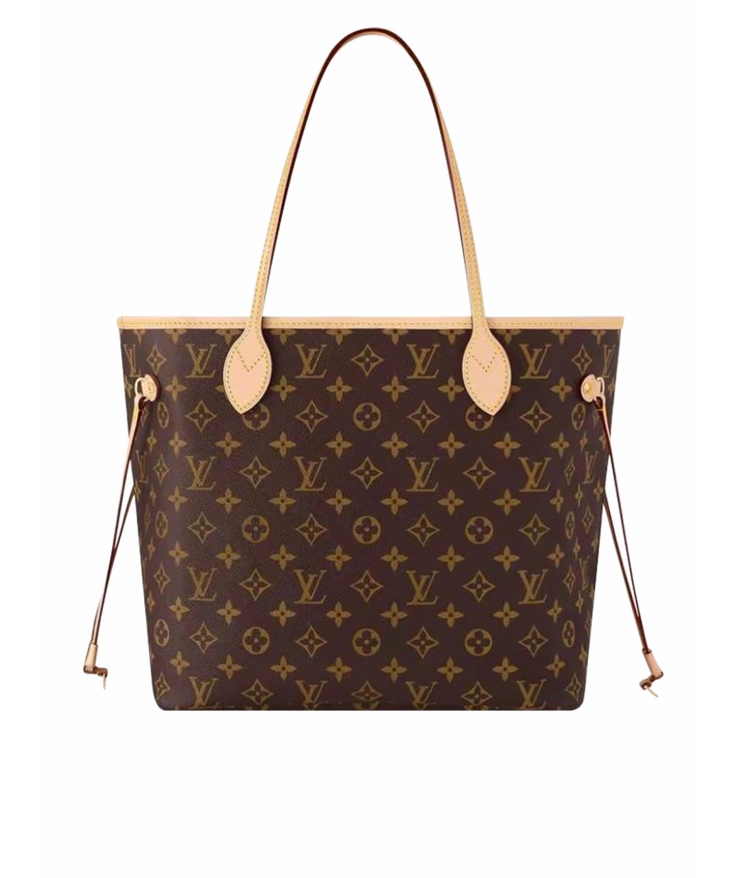 LOUIS VUITTON Коричневая сумка тоут из искусственной кожи, фото 1