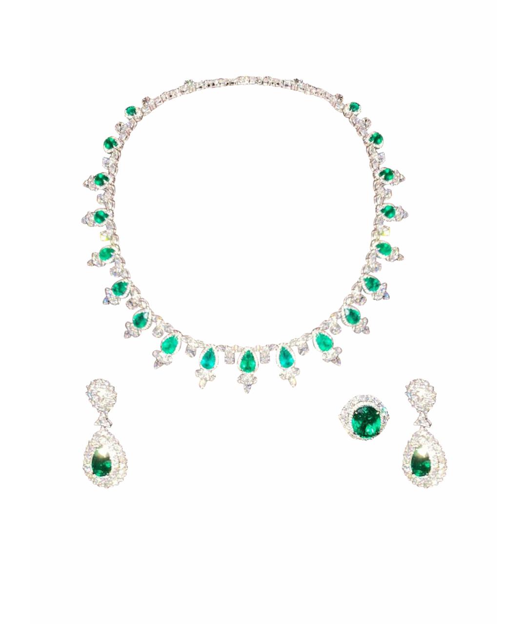 YANA JEWELLERY Зеленое колье, фото 1