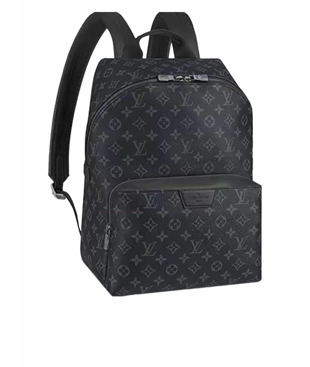 LOUIS VUITTON Черный рюкзак из искусственной кожи, фото 1