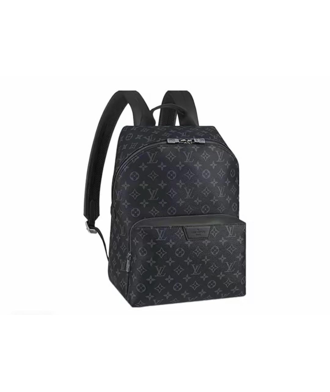 LOUIS VUITTON Черный рюкзак из искусственной кожи, фото 6