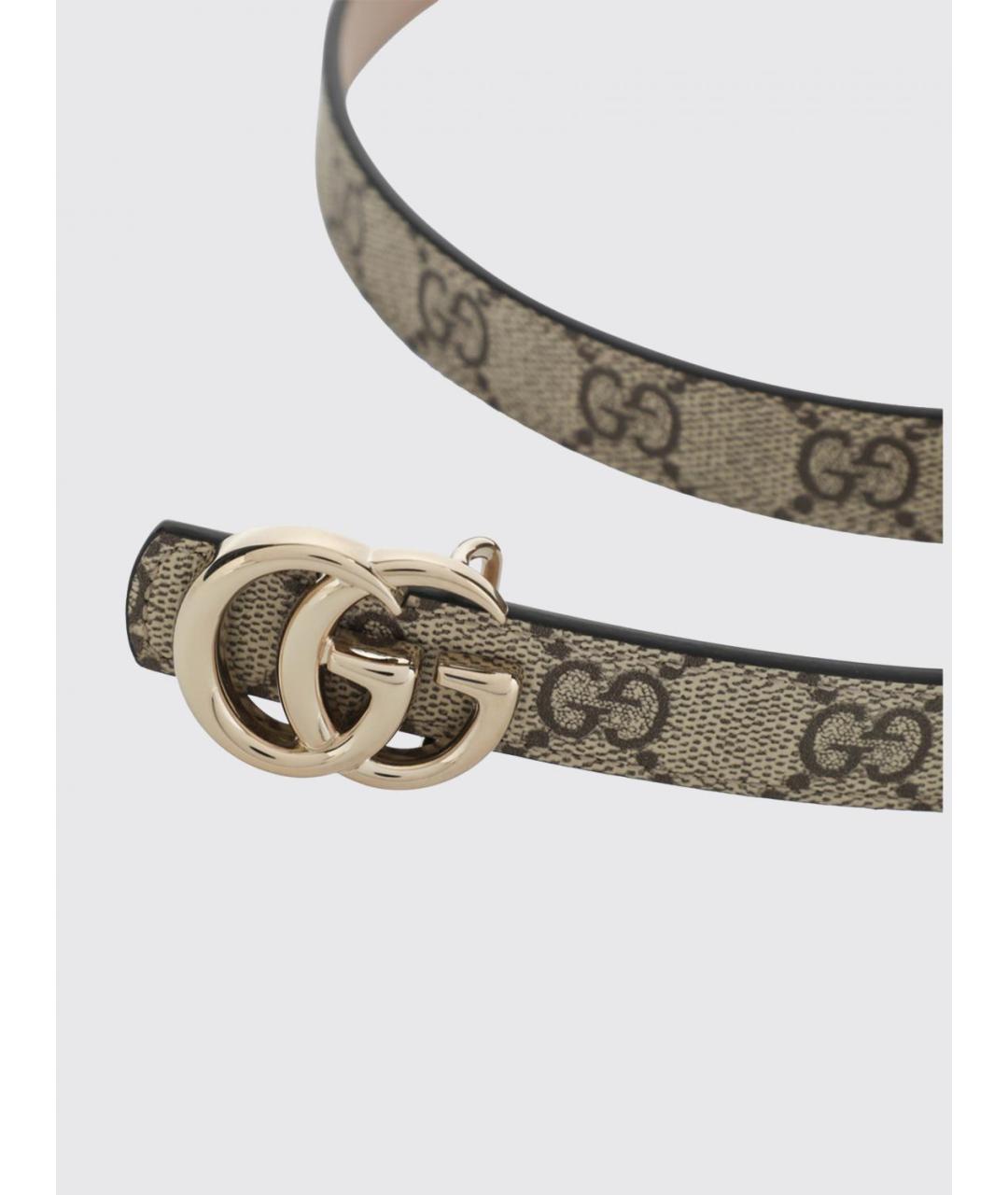 GUCCI Бежевый ремень, фото 2