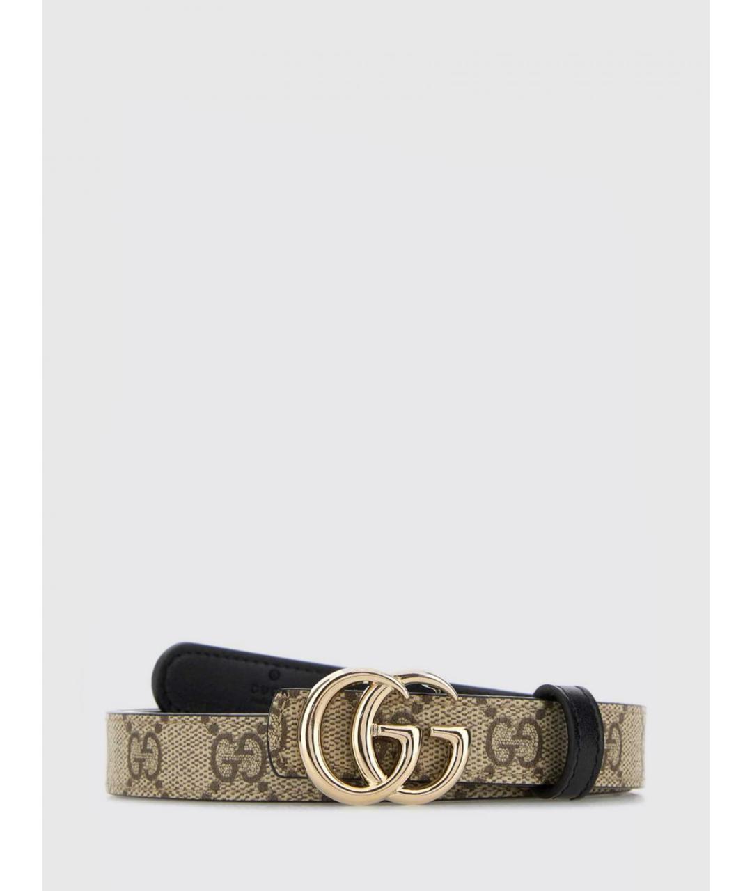 GUCCI Бежевый ремень, фото 3