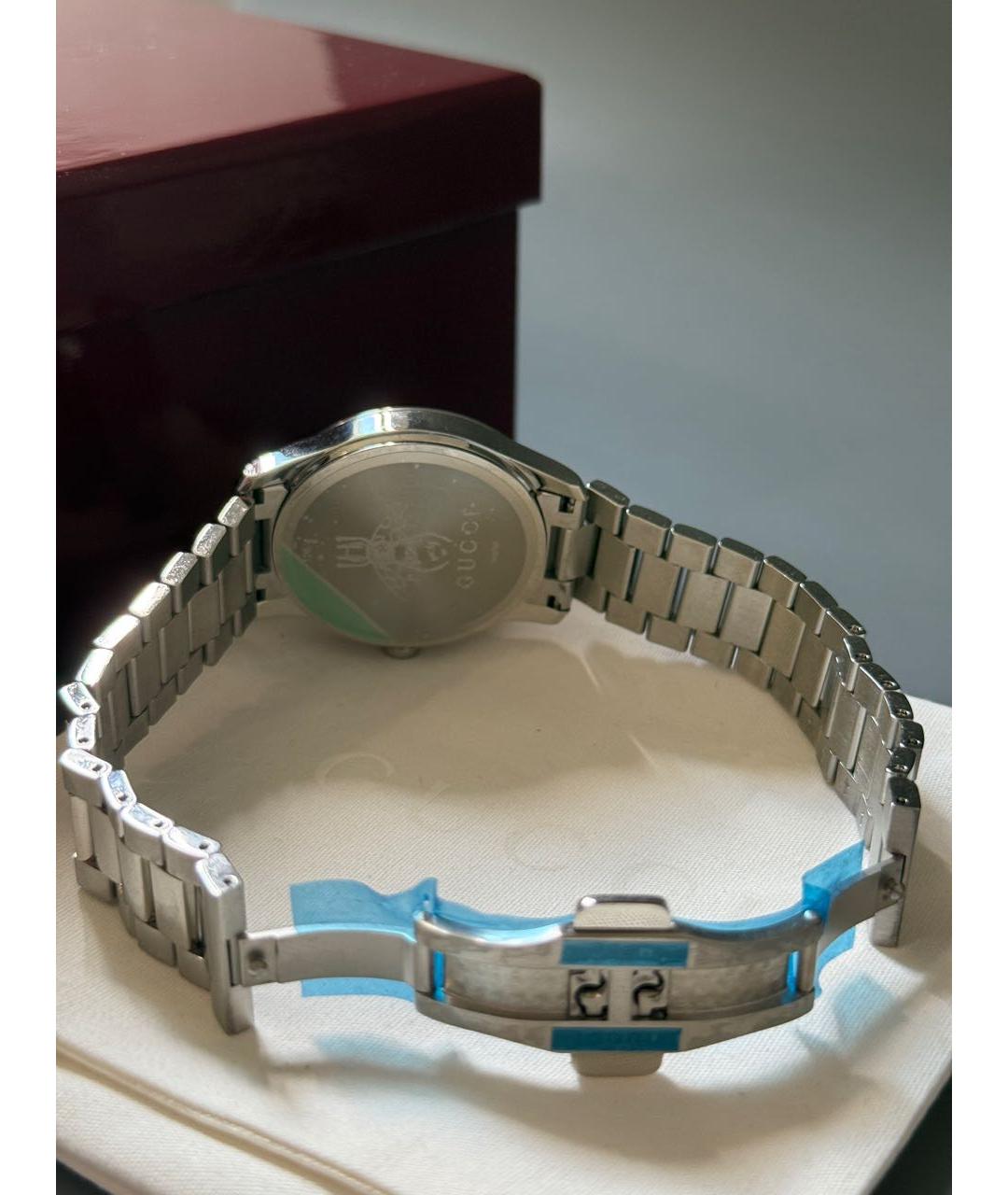 GUCCI Серебряные часы, фото 7