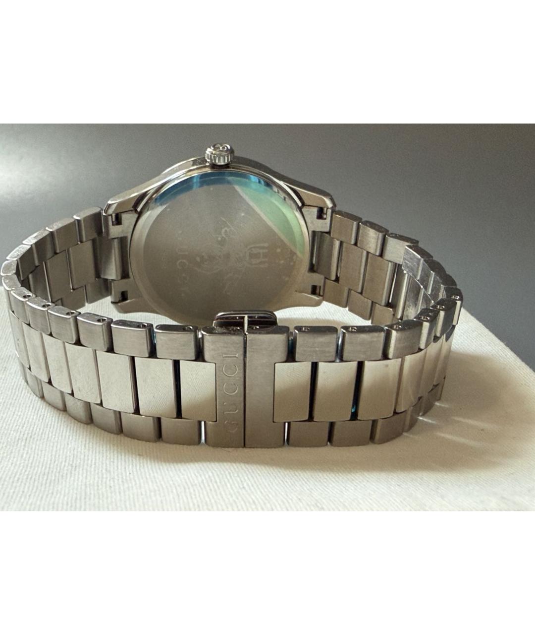 GUCCI Серебряные часы, фото 5