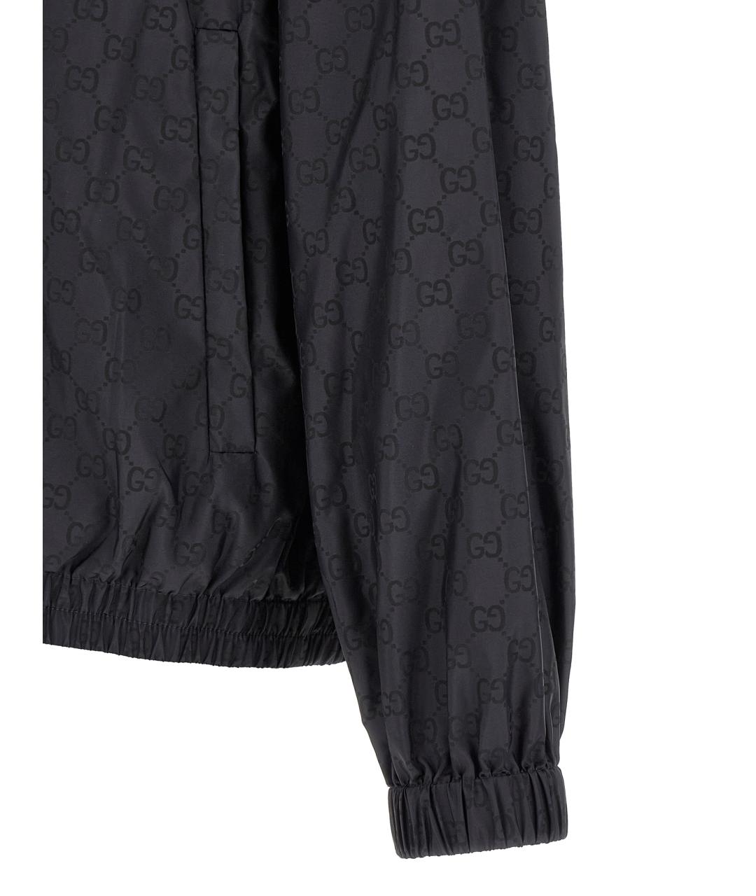 GUCCI Черная полиамидовая куртка, фото 4
