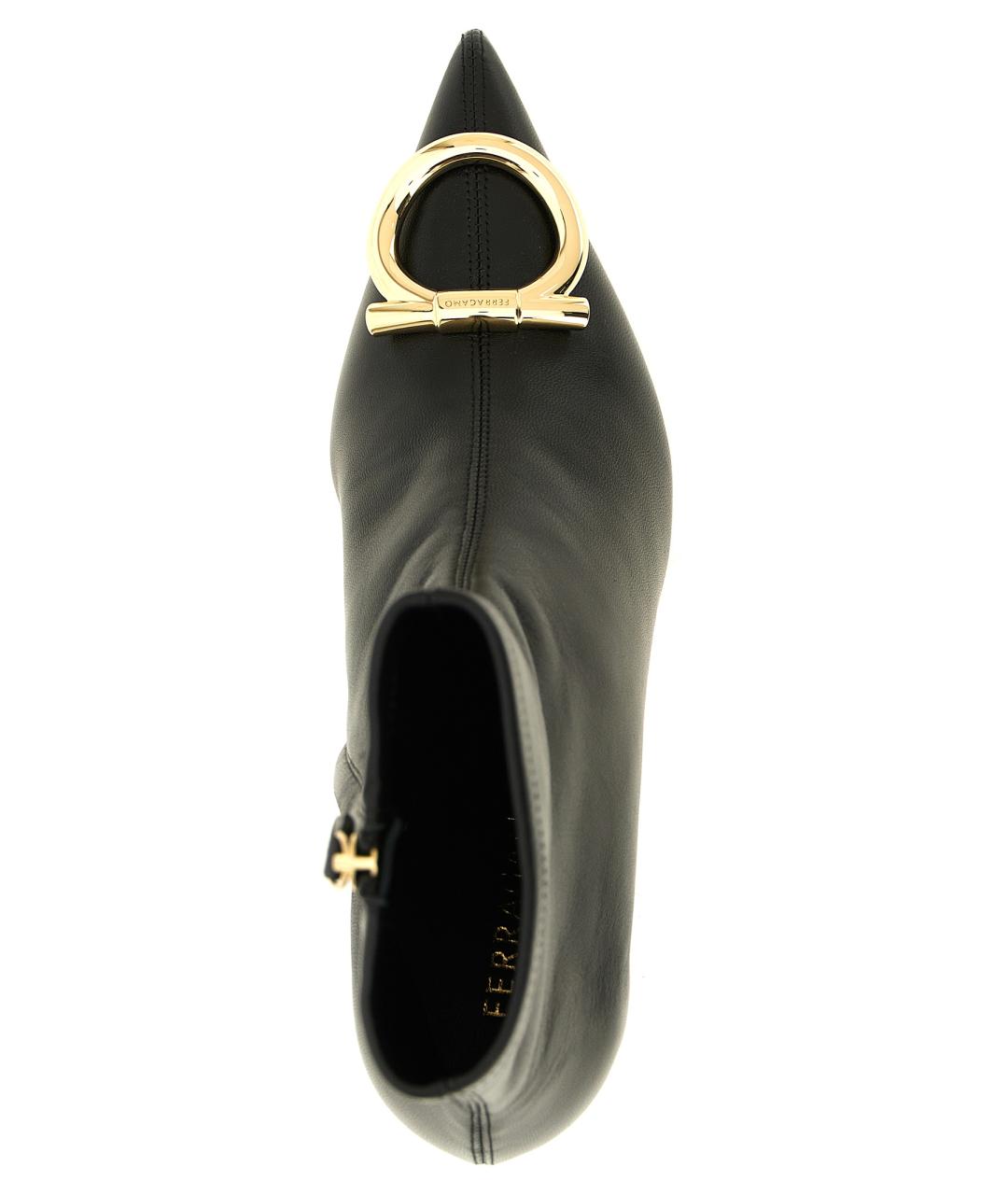 FERRAGAMO Черные ботильоны, фото 4
